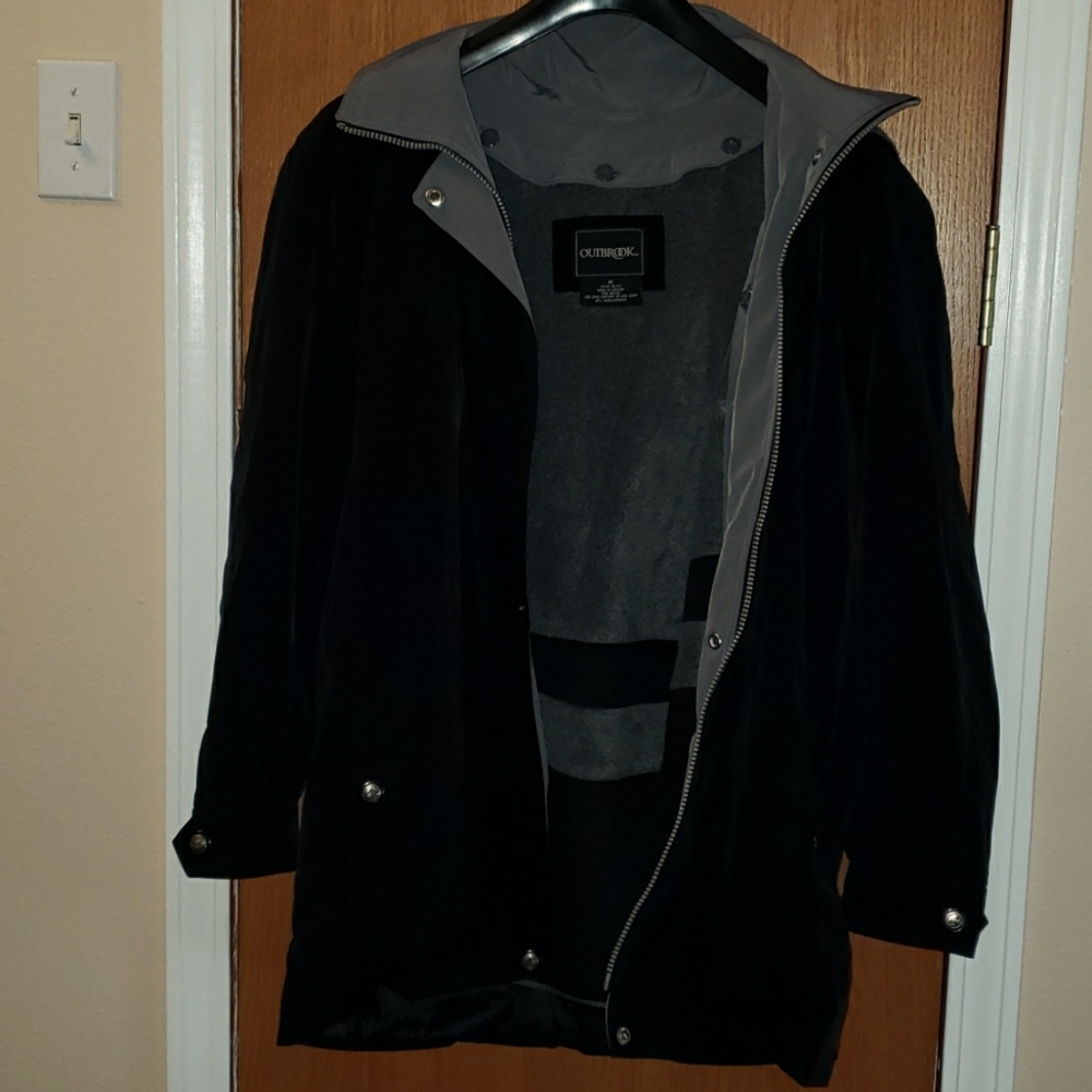 Outbrook Ladies' Jacket, Size M, Black w/Gray Lining